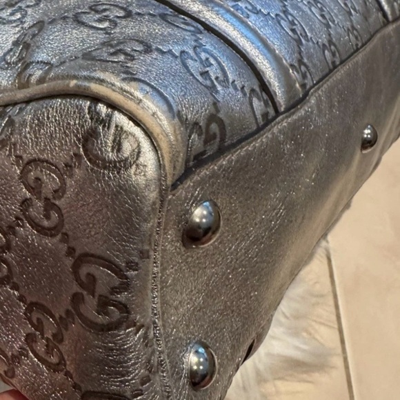 ✨ Gucci Guccissima Silver Mini Boston Bag – Limited Edition ✨ - Picture 14 of 15